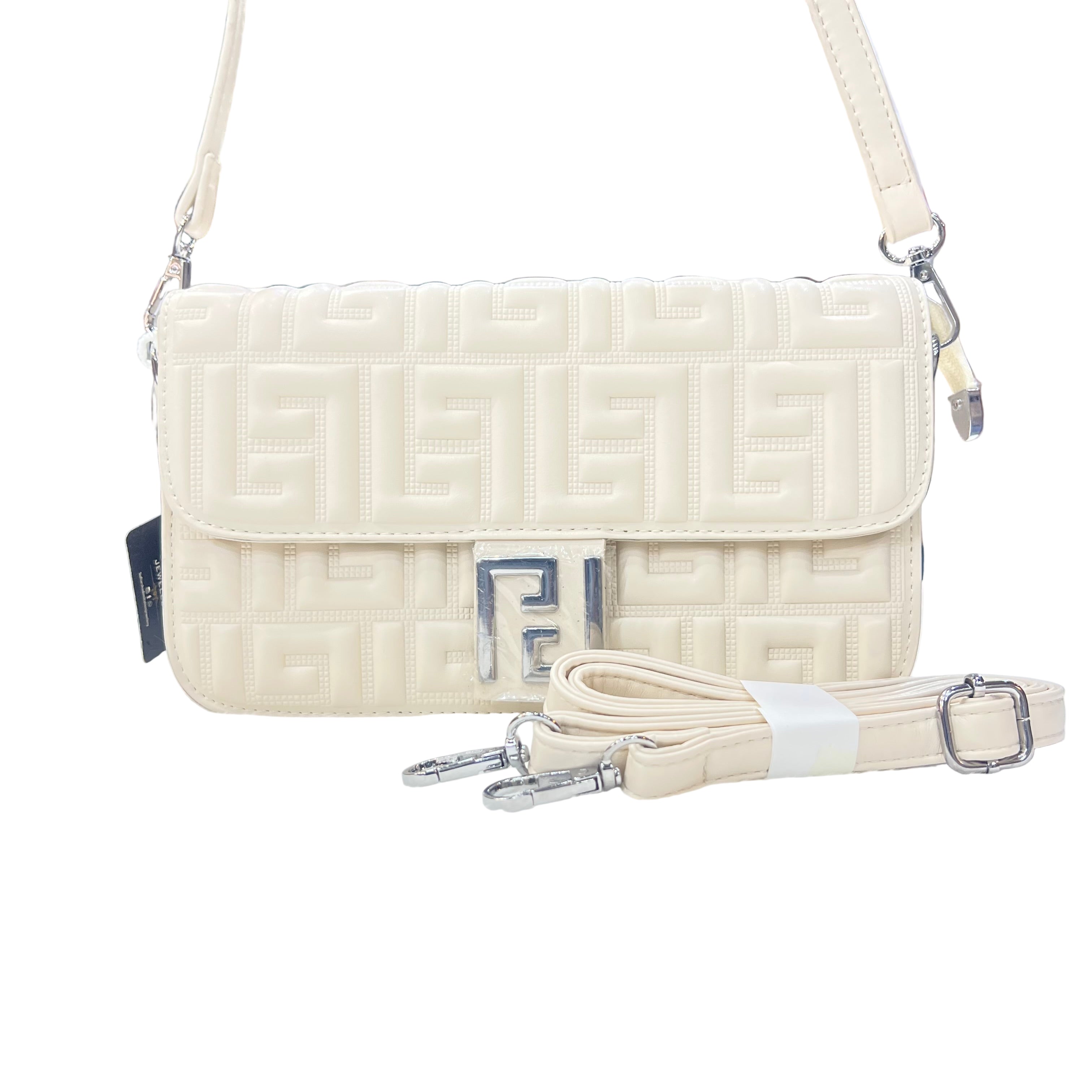 Elegant Pleated Shoulder Bag | Ladies Quilted Crossbody with Statement Lock SA jewelry pk