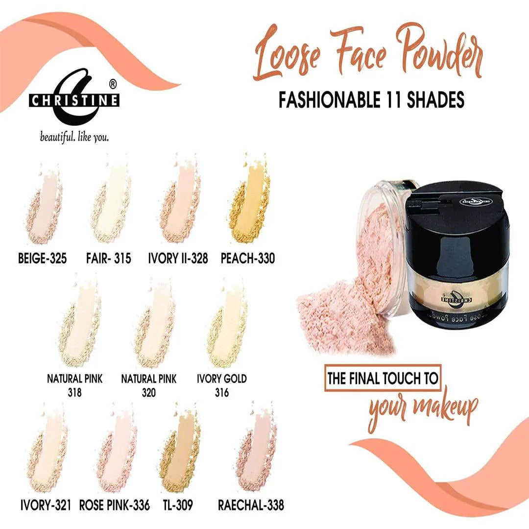 CHRISTINE OIL FREE LOOSE FACE POWDER