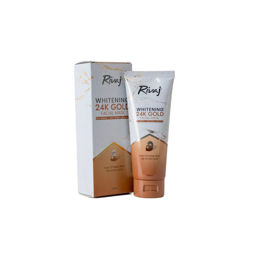 RIVAJ Whitening 24K Gold Facial Mask 100ml