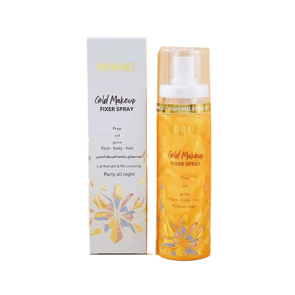 DR RASHEL GOLD MAKEUP FIXER SPRAY
 Hydrating Long-Lasting Makeup Setting Mist SA jewelry pk 