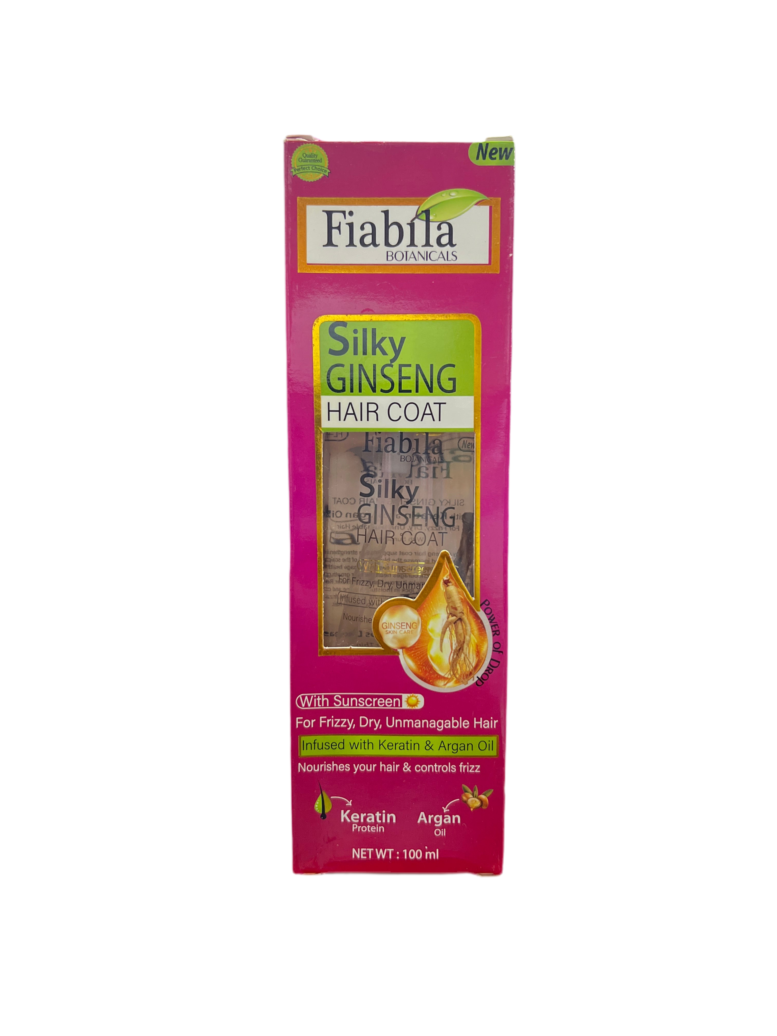 Fibula Silky Ginseng Hair Coat Anti Frizz Smooth & Shiny Hair Serum Hair Protection SAJewelry pk