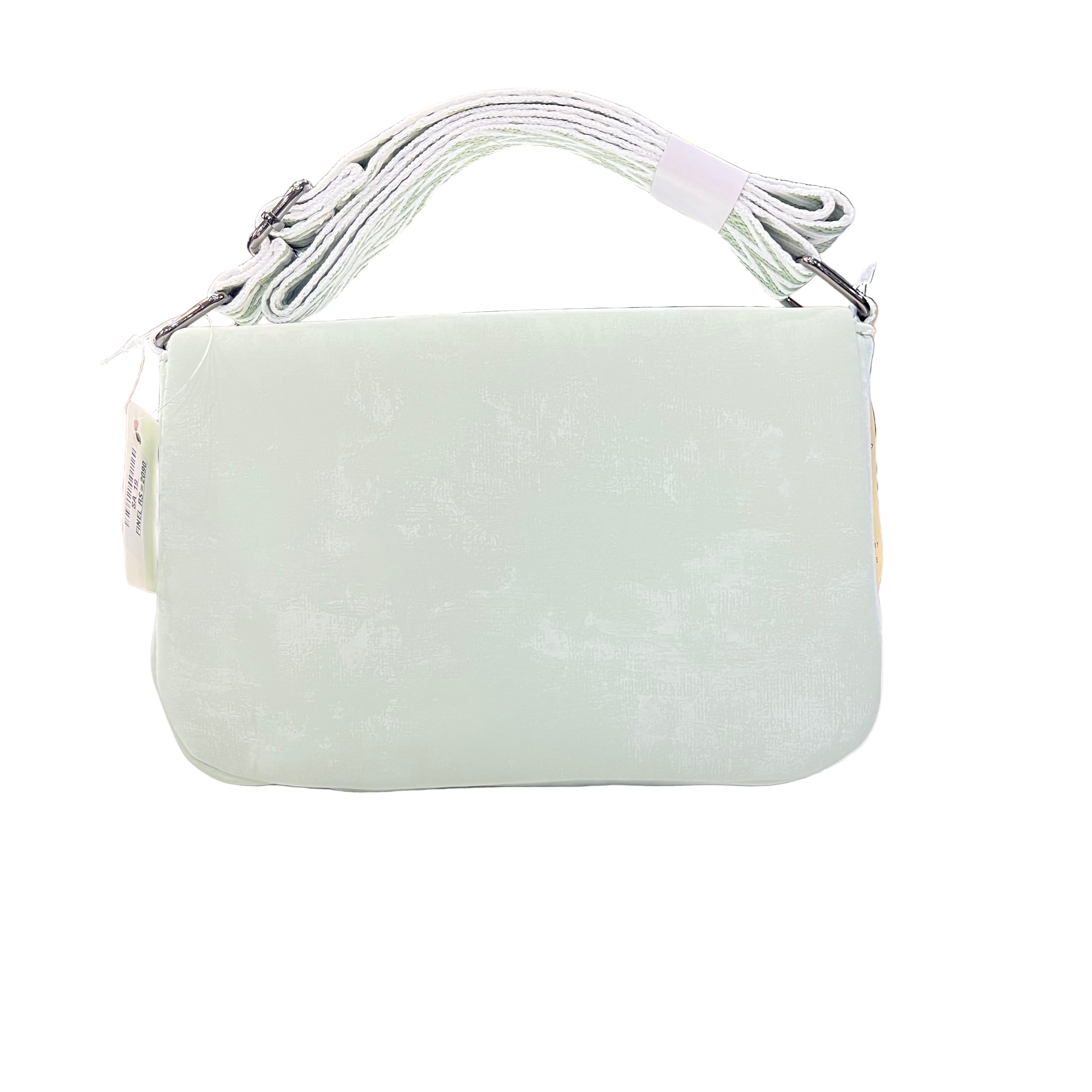 Imported Luxury Velvet Shoulder Bag  Modern Crossbody with Metallic 'O' Hardware