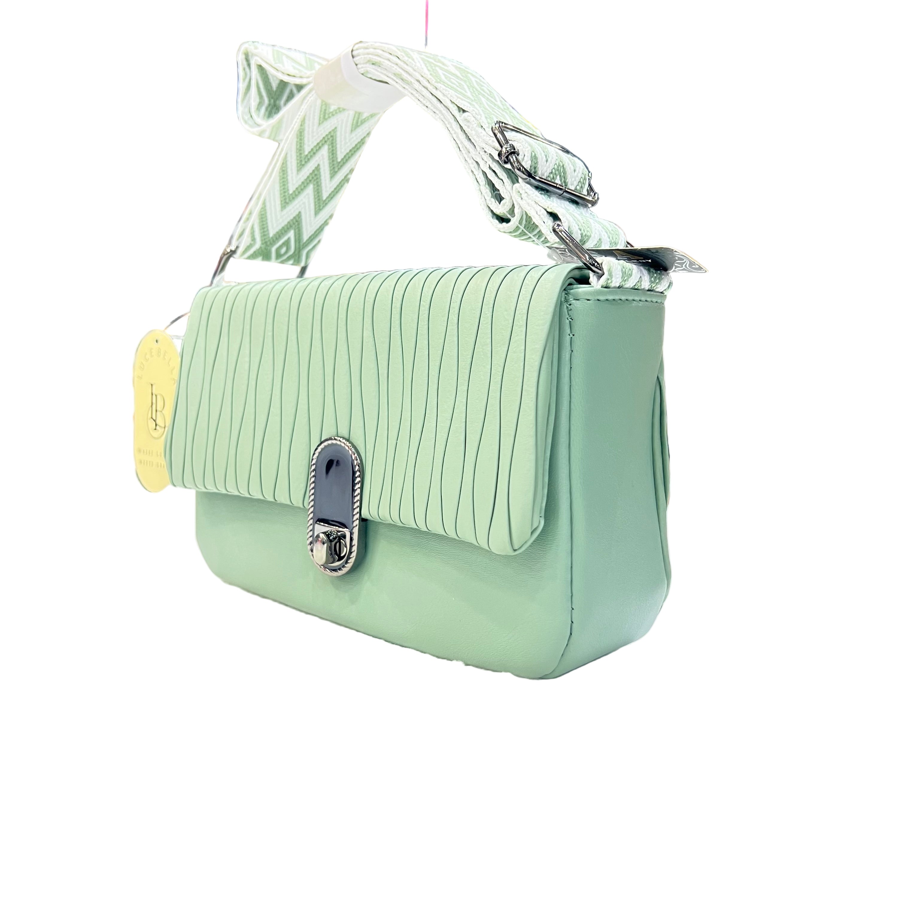 Elegant Pleated Shoulder Bag | Ladies Quilted Crossbody with Statement Lock SA jewelry pk