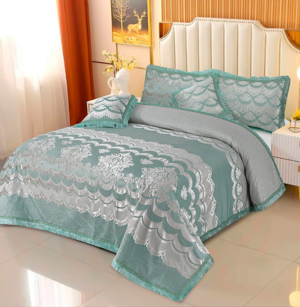 Mary gold 5pcs pluchi bedsheets set