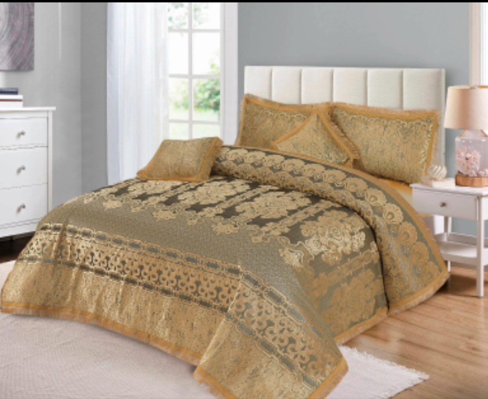Mary gold 5pcs pluchi bedsheets set