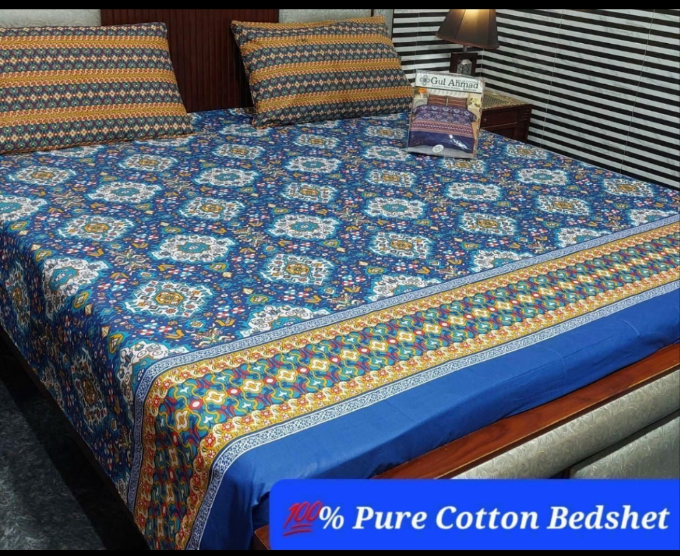 Cotton bed sheets