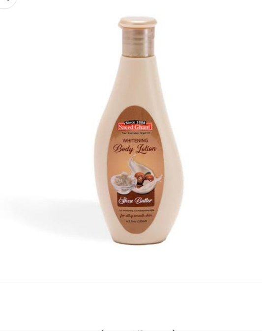 Saeed Ghani Shea Butter Whitening&Moisturizing Lotion 125ml