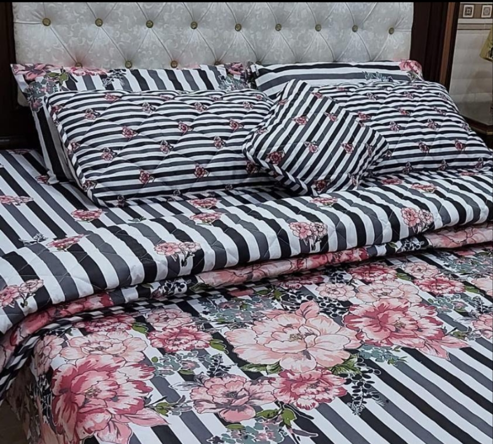 Premium Cotton Satin Comforter Set – Elegant Shine & Ultra Soft Finish for Luxurious Sleep
