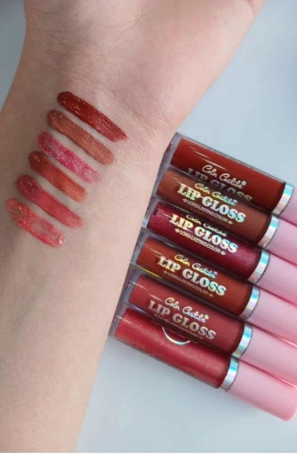 Color Castle 6pcs LipGloss Set Shine & Matte Twinkling Lip Kit  Waterproof Long Lasting SAJewelry pk