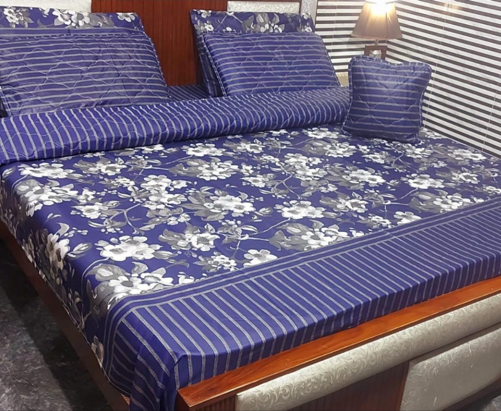 Premium Cotton Satin Comforter Set – Elegant Shine & Ultra Soft Finish for Luxurious Sleep