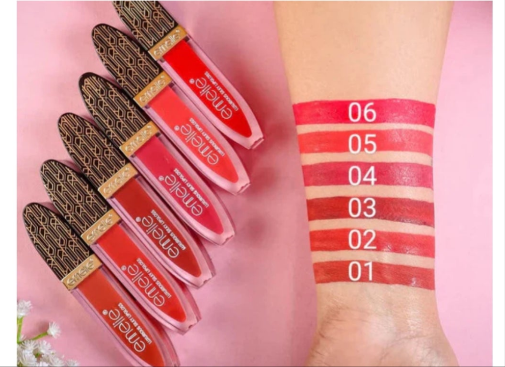 Emelie Silk Lip Gloss 6pcs Set  Smooth  Glossy  Hydrating  Long Lasting SA jewelry pk 