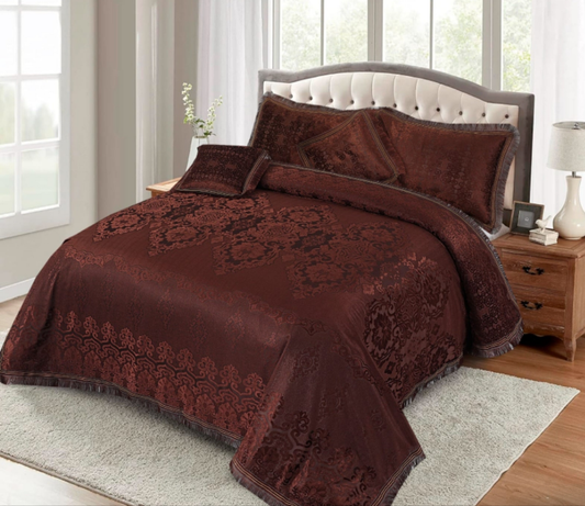 Mary gold 5pcs pluchi bedsheets set