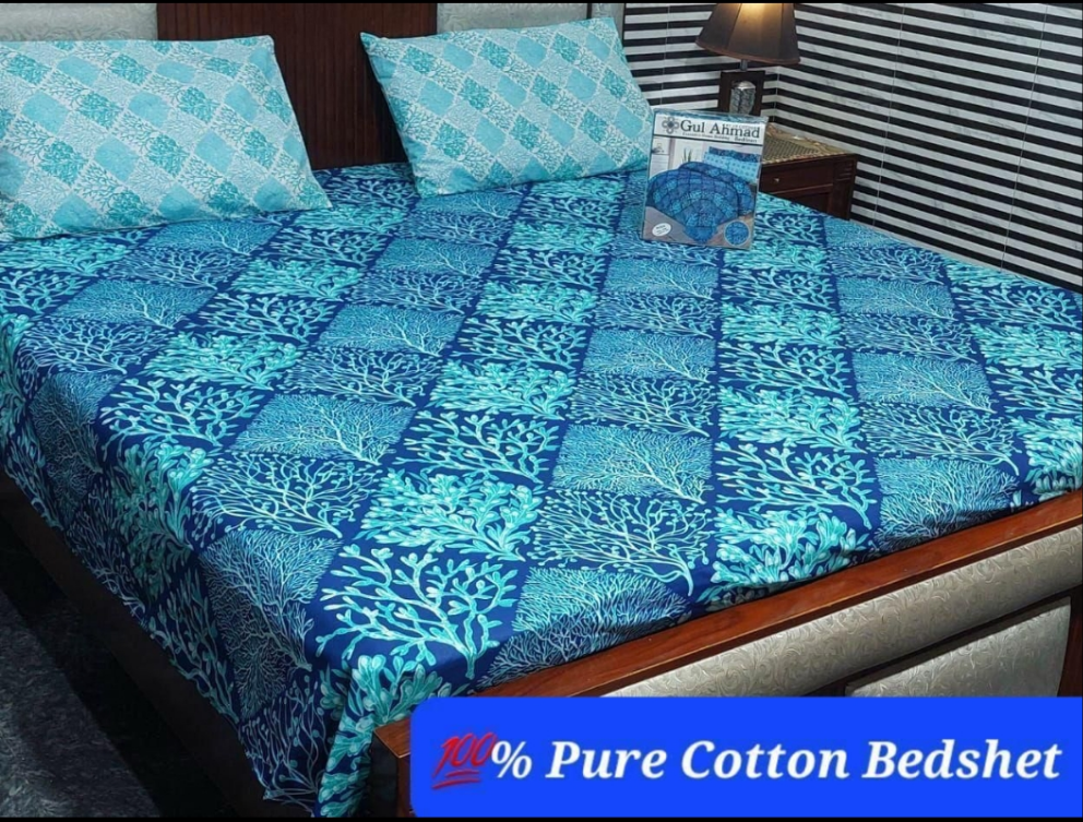 Cotton bed sheets