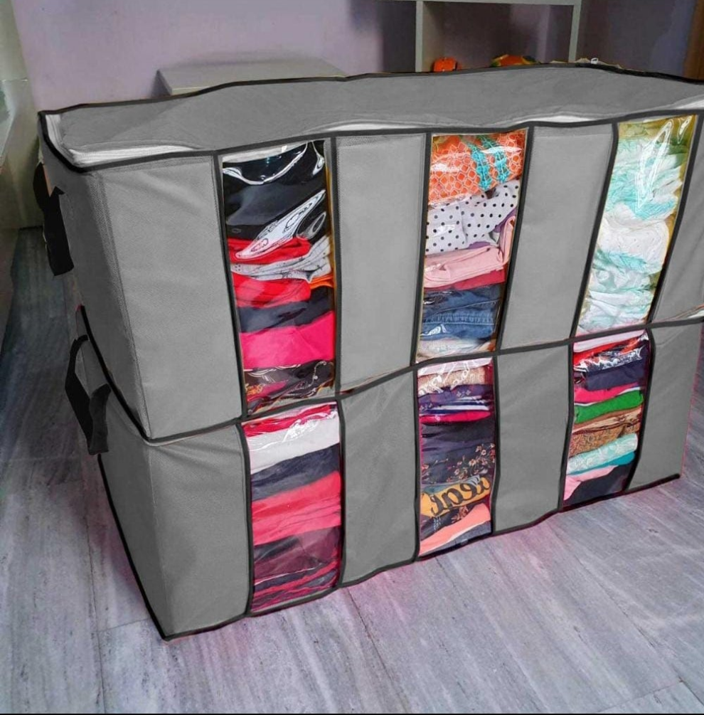 Multi-Compartment Travel Organizer Bag – Foldable, Waterproof & Lightweight