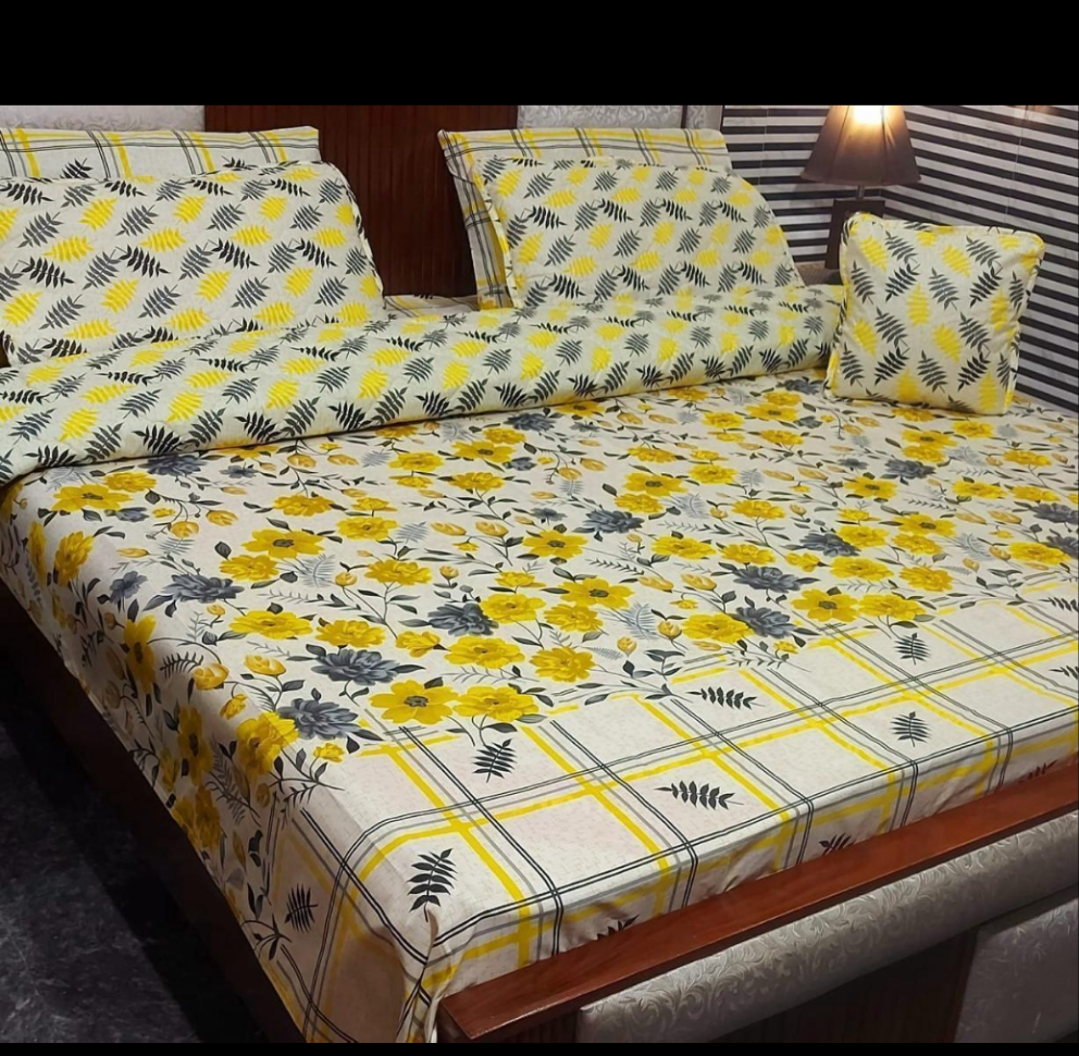 Premium Cotton Satin Comforter Set – Elegant Shine & Ultra Soft Finish for Luxurious Sleep