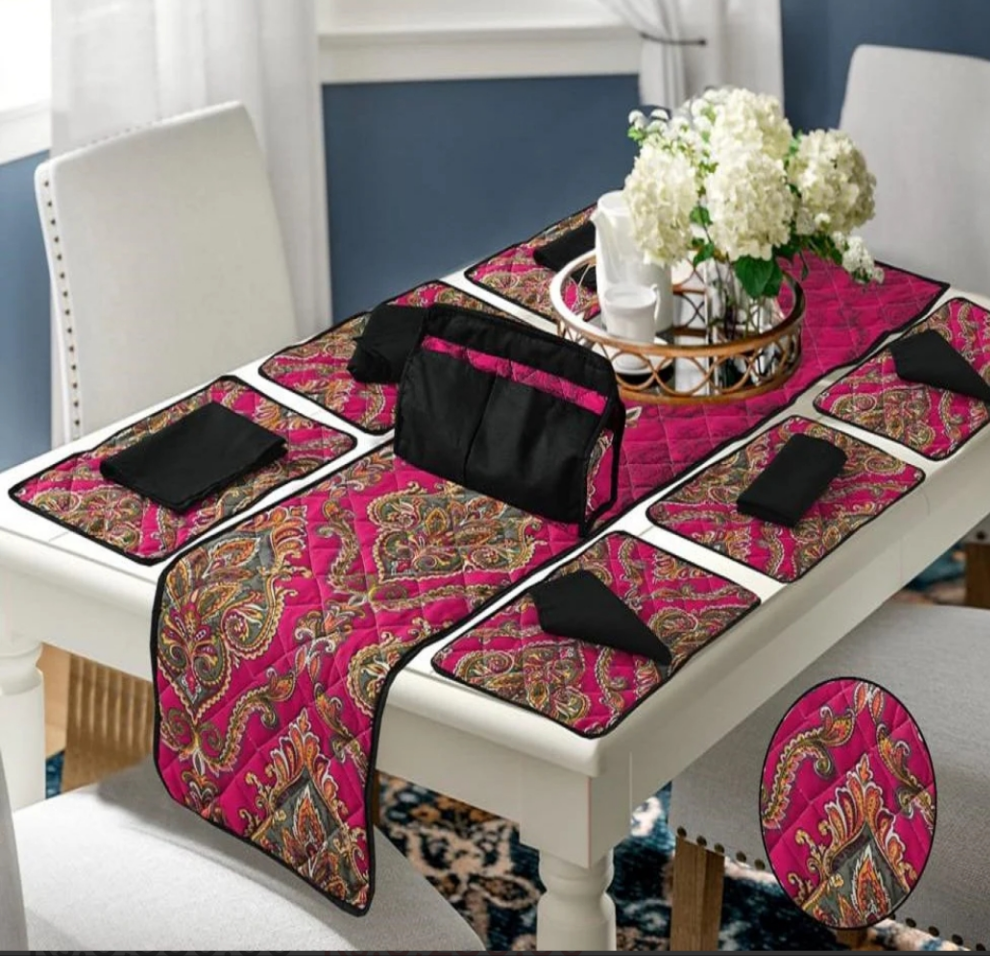 Elegant Table Runner Set – Stylish Dining Table Decor for Modern Homes SA jewelry pk