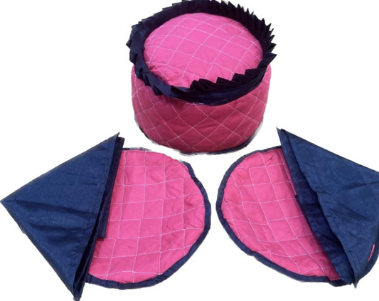 5 Pcs Quilted Hot Pot Set – Insulated Dish Covers for Roti, Handi & Serving Bowls SA jewelry Pk