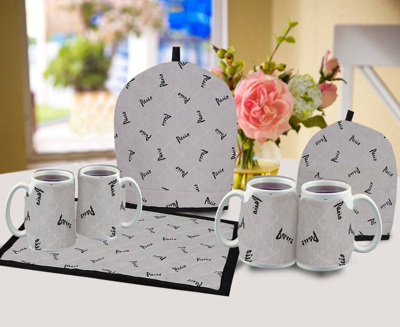 7 Pcs Tea Cozy Set for Kitchen & Table – Insulated, Washable & Beautiful Designs by SA jewelry pk