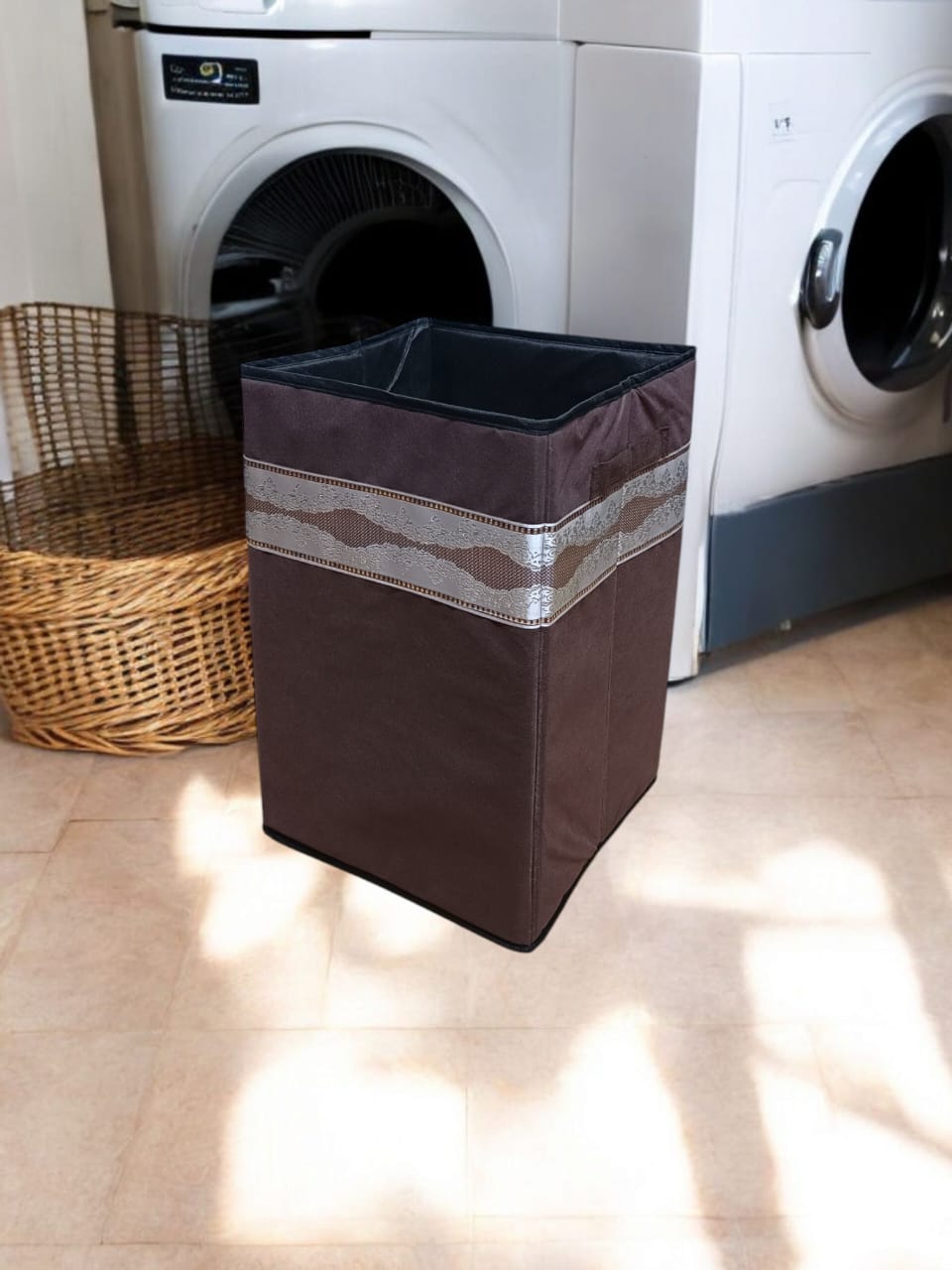 Foldable Laundry Basket – Portable & Space-Saving Hamper for Clothes & Towels SA jewelry pk