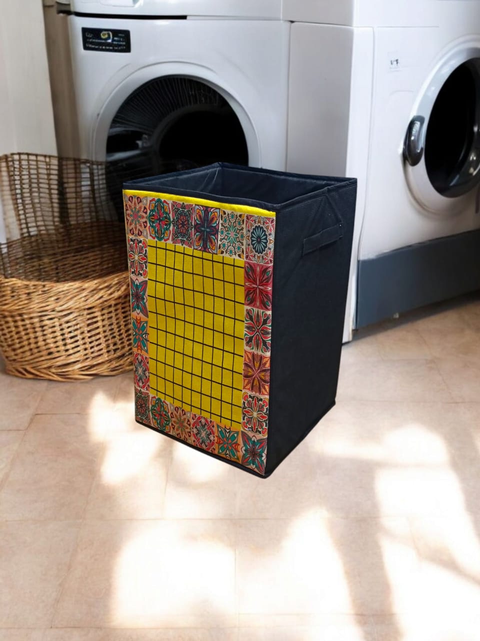 Foldable Laundry Basket – Portable & Space-Saving Hamper for Clothes & Towels SA jewelry pk