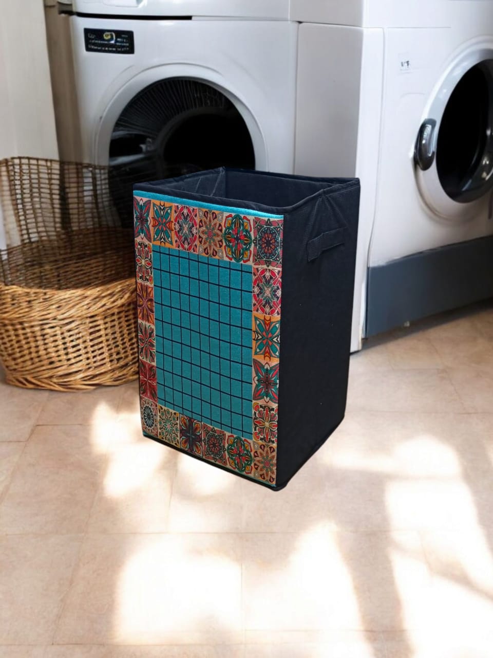 Foldable Laundry Basket – Portable & Space-Saving Hamper for Clothes & Towels SA jewelry pk