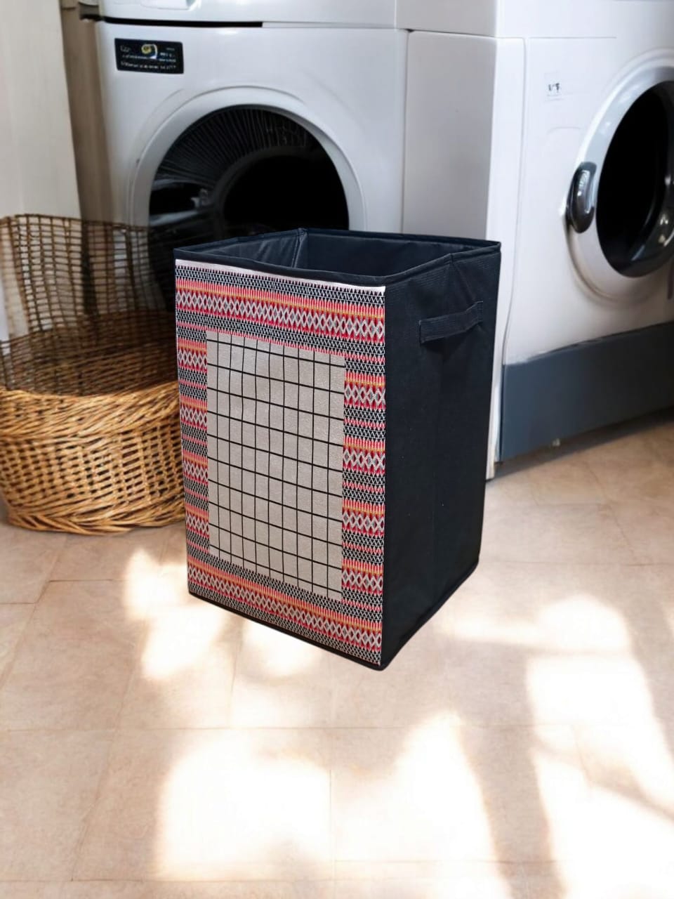 Foldable Laundry Basket – Portable & Space-Saving Hamper for Clothes & Towels SA jewelry pk