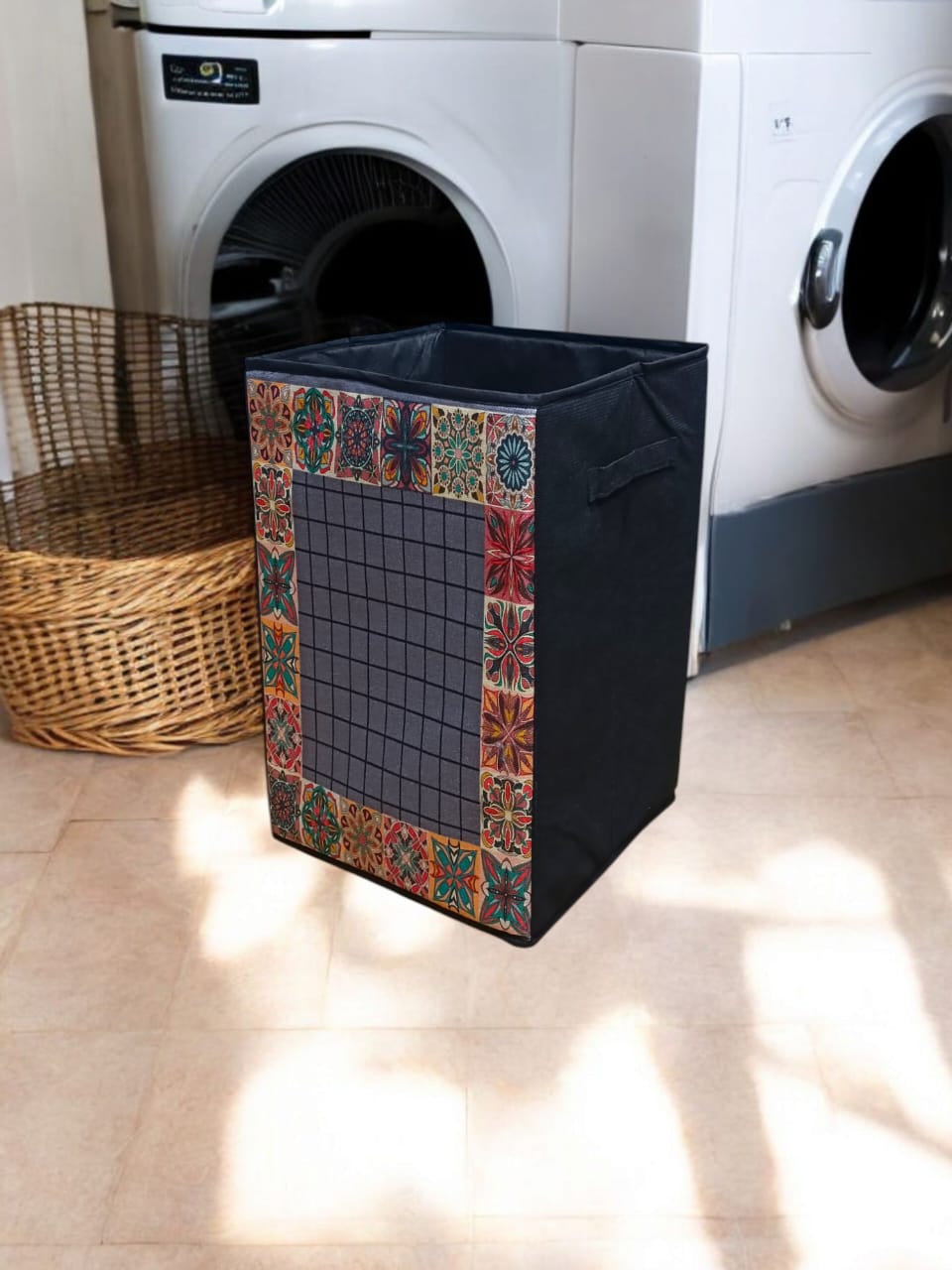 Foldable Laundry Basket – Portable & Space-Saving Hamper for Clothes & Towels SA jewelry pk