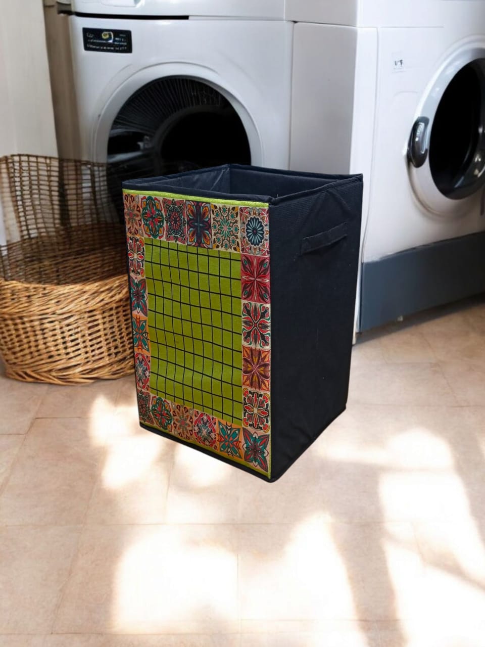Foldable Laundry Basket – Portable & Space-Saving Hamper for Clothes & Towels SA jewelry pk