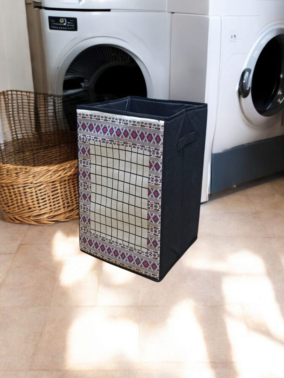 Foldable Laundry Basket – Portable & Space-Saving Hamper for Clothes & Towels SA jewelry pk