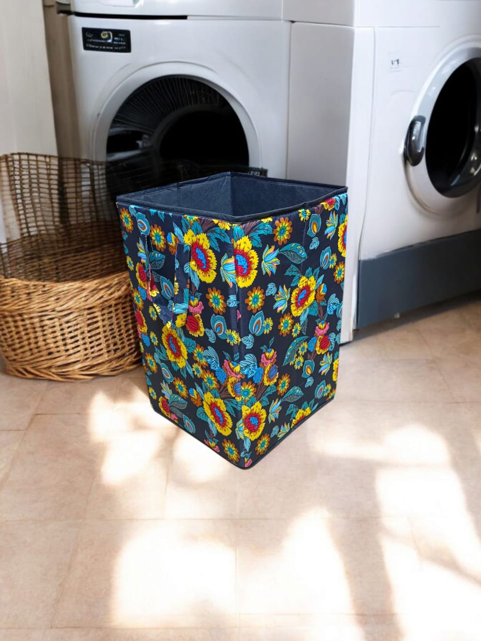Foldable Laundry Basket – Portable & Space-Saving Hamper for Clothes & Towels SA jewelry pk