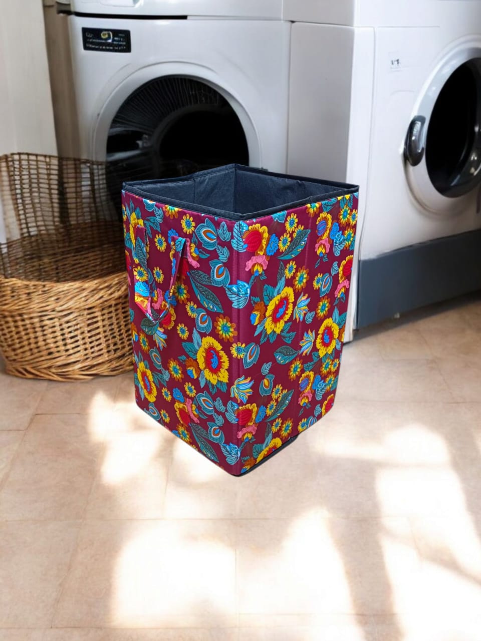 Foldable Laundry Basket – Portable & Space-Saving Hamper for Clothes & Towels SA jewelry pk