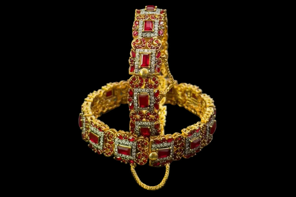 Gold plated openable bangles SA jewellery pk