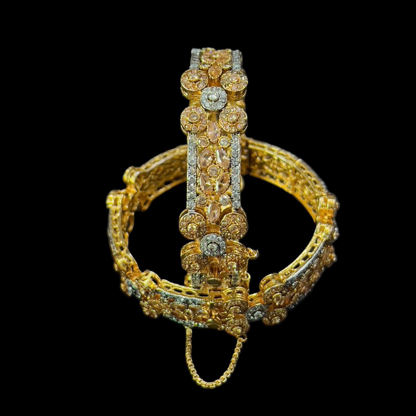 Gold plated openable bangles SA jewellery pk