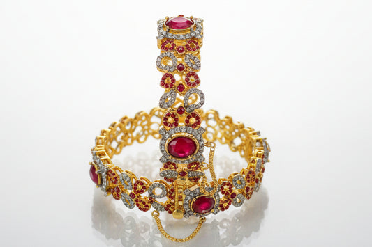 Gold plated openable bangles SA jewellery pk