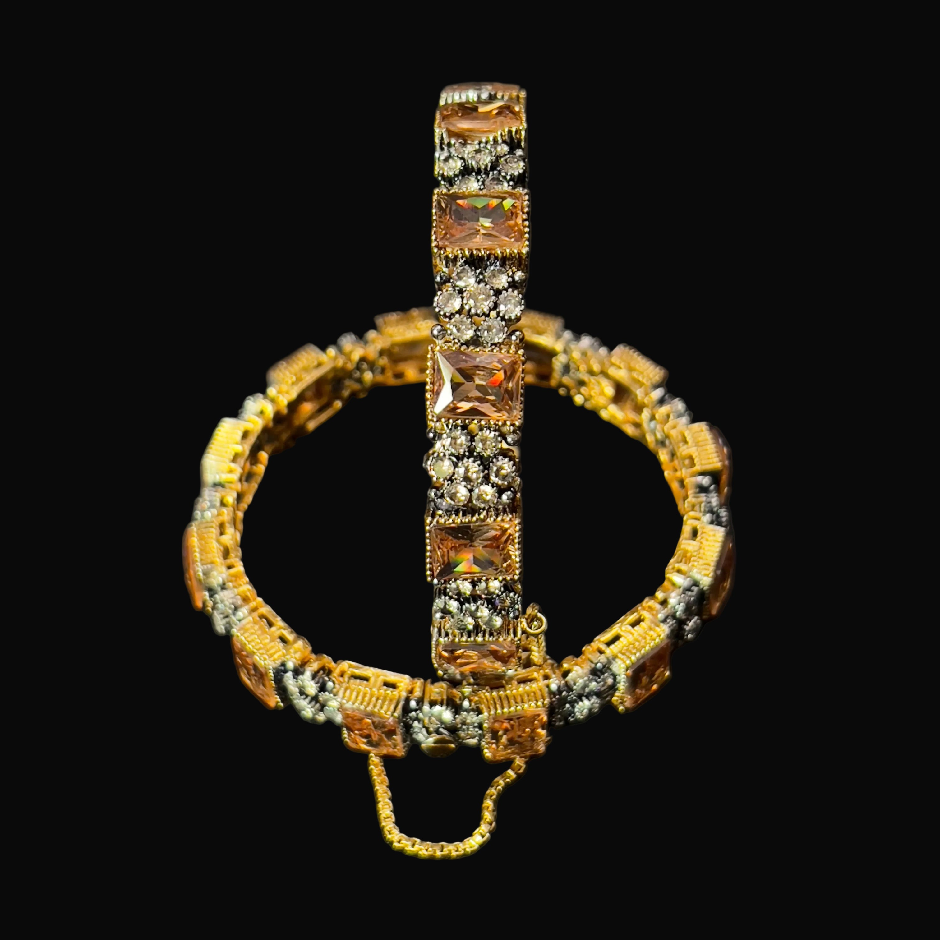 Gold plated openable bangle SA jewellery pk