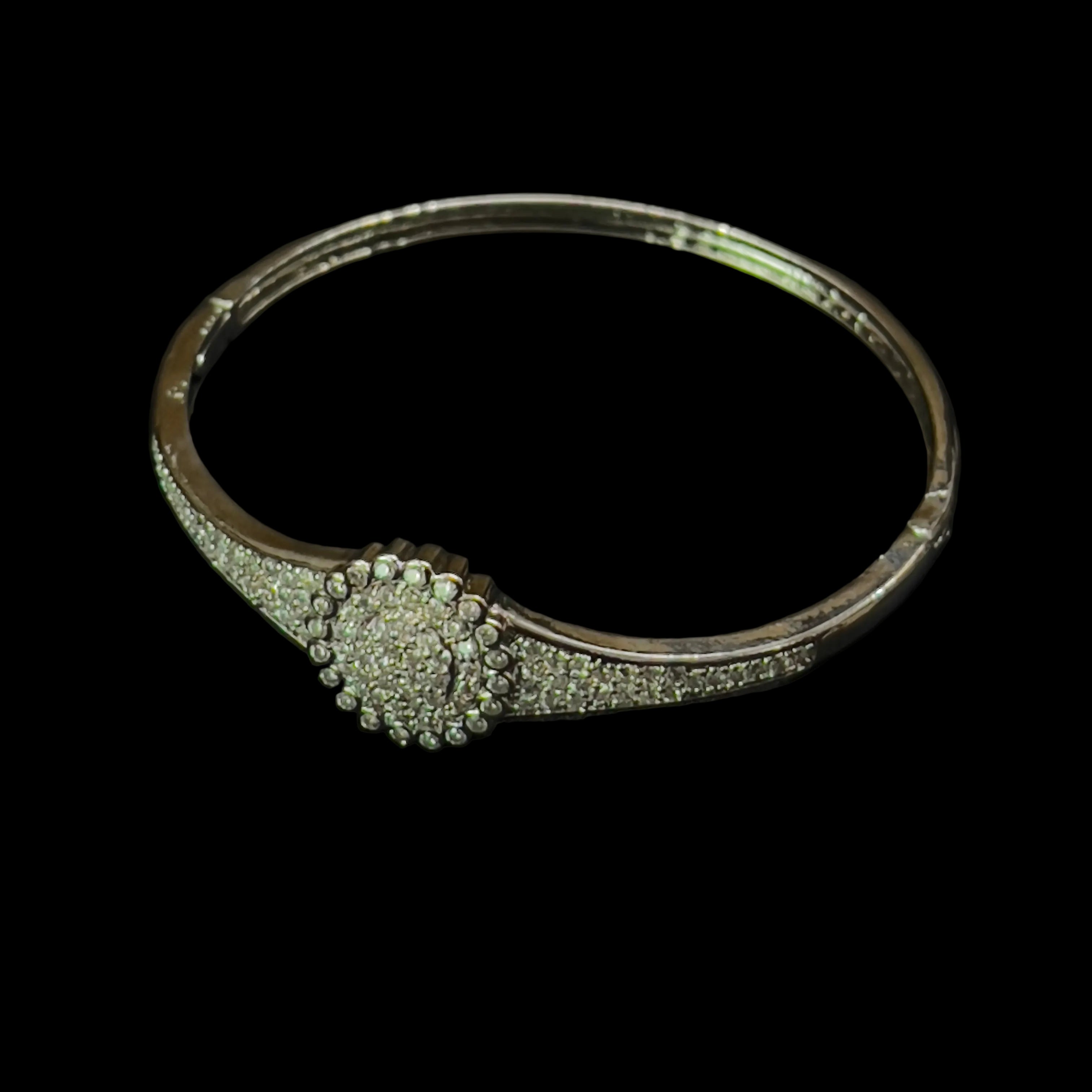 American Diamond jadao stones openable Brecelet