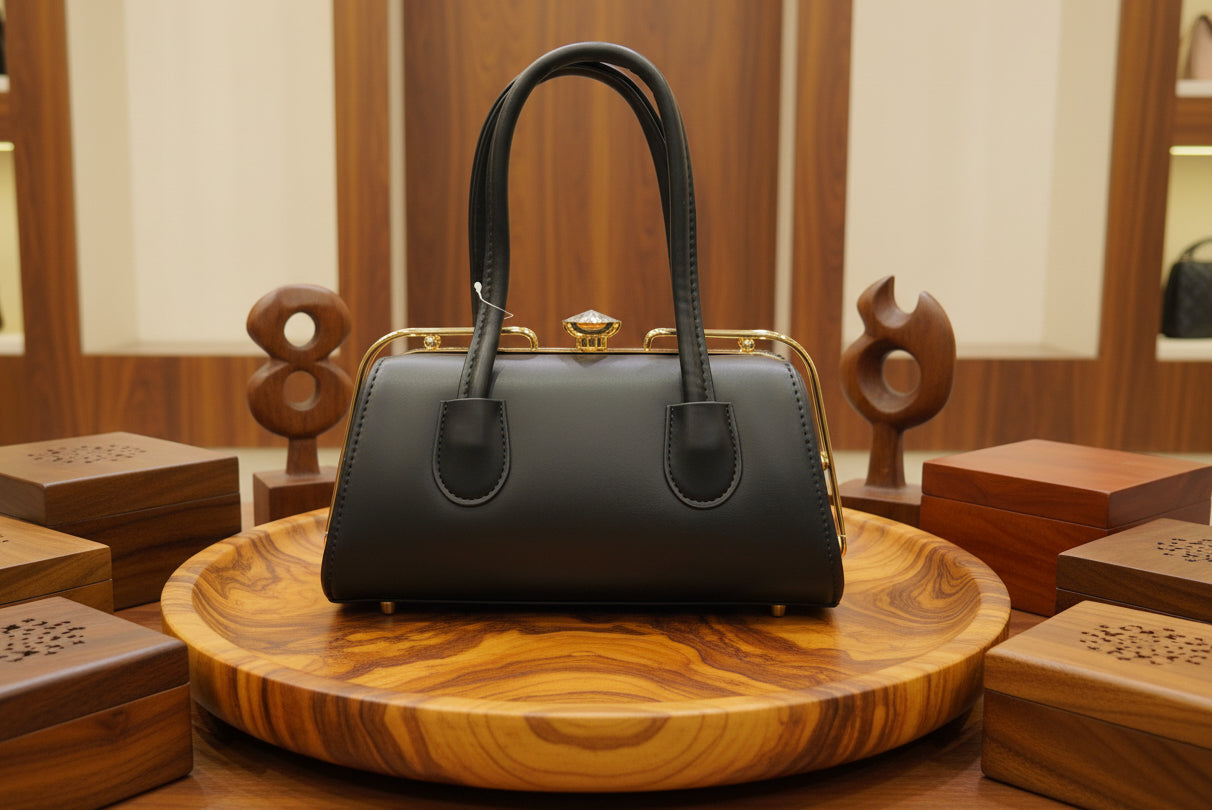 Elegant Blush Quilted Handbag | Top Handle & Shoulder Strap | Faux Leather Crossbody SAjewellerypk.com