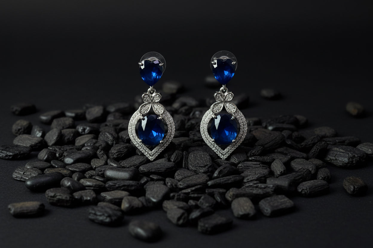 ONE Karat AD Zircon Earrings SA Jewellery pk