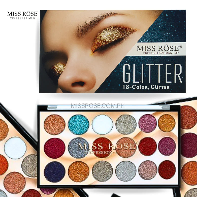 MISS ROSE 18 COLOR GLITTER