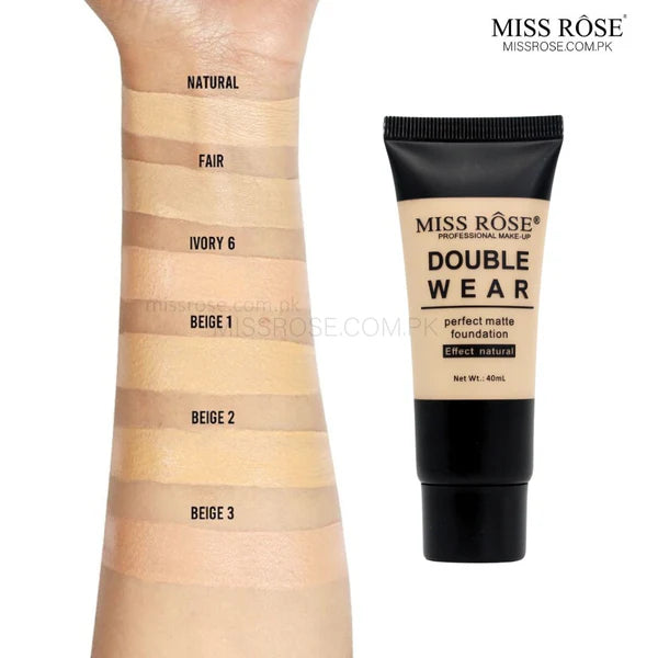 MISS ROSE DOUBLE WEAR PERFECT MATTE FOUNDATION