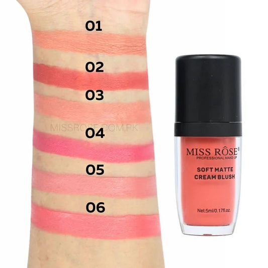 MISS ROSE SOFT MATTE CREAM BLUSH