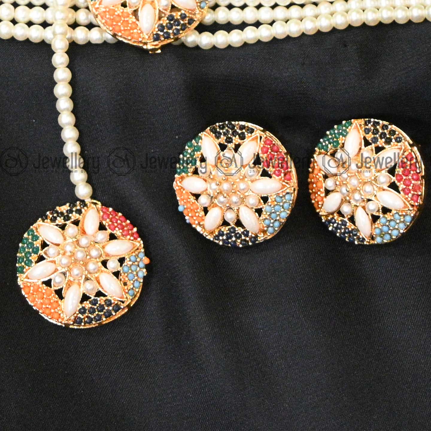 Vibrant Multi-Color Choker Set