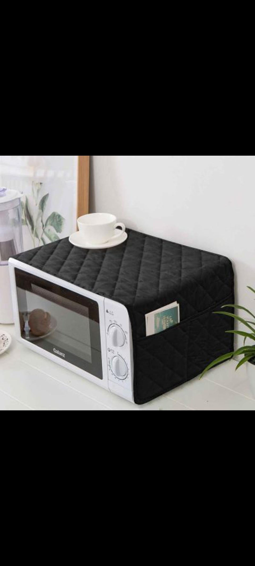 Premium Dustproof Oven Cover with Side Pockets – Elegant & washable SA jewelry pk