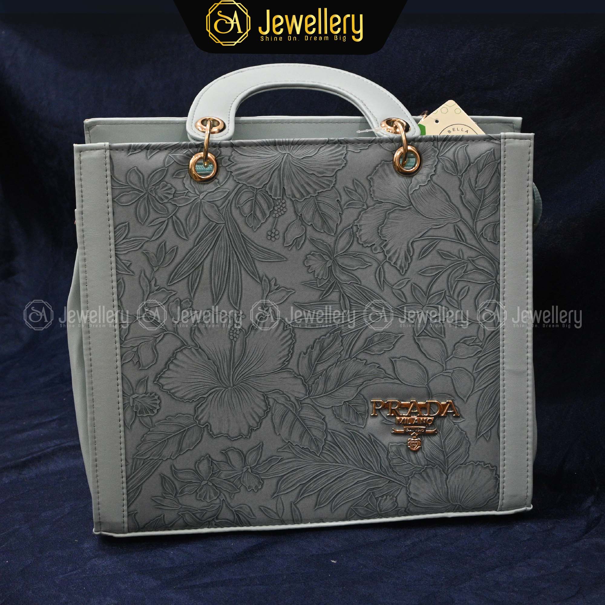 Elegant Embossed Handbag Collection