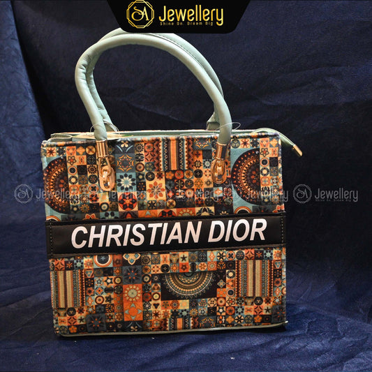 Vibrant Patchwork Handbag