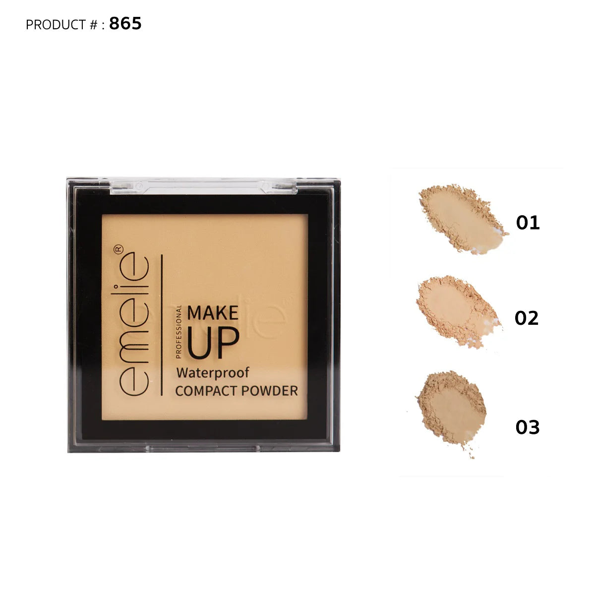 EMELIE WATERPROOF COMPACT POWDER