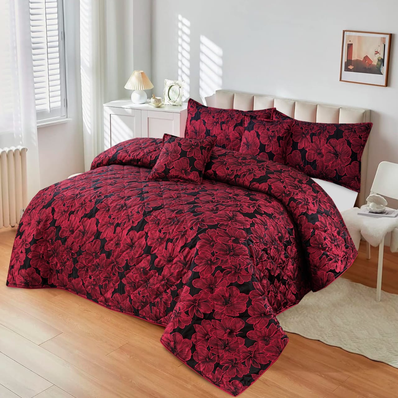 GERBER QUILTED BEDSPREAD SET - 5 PCS