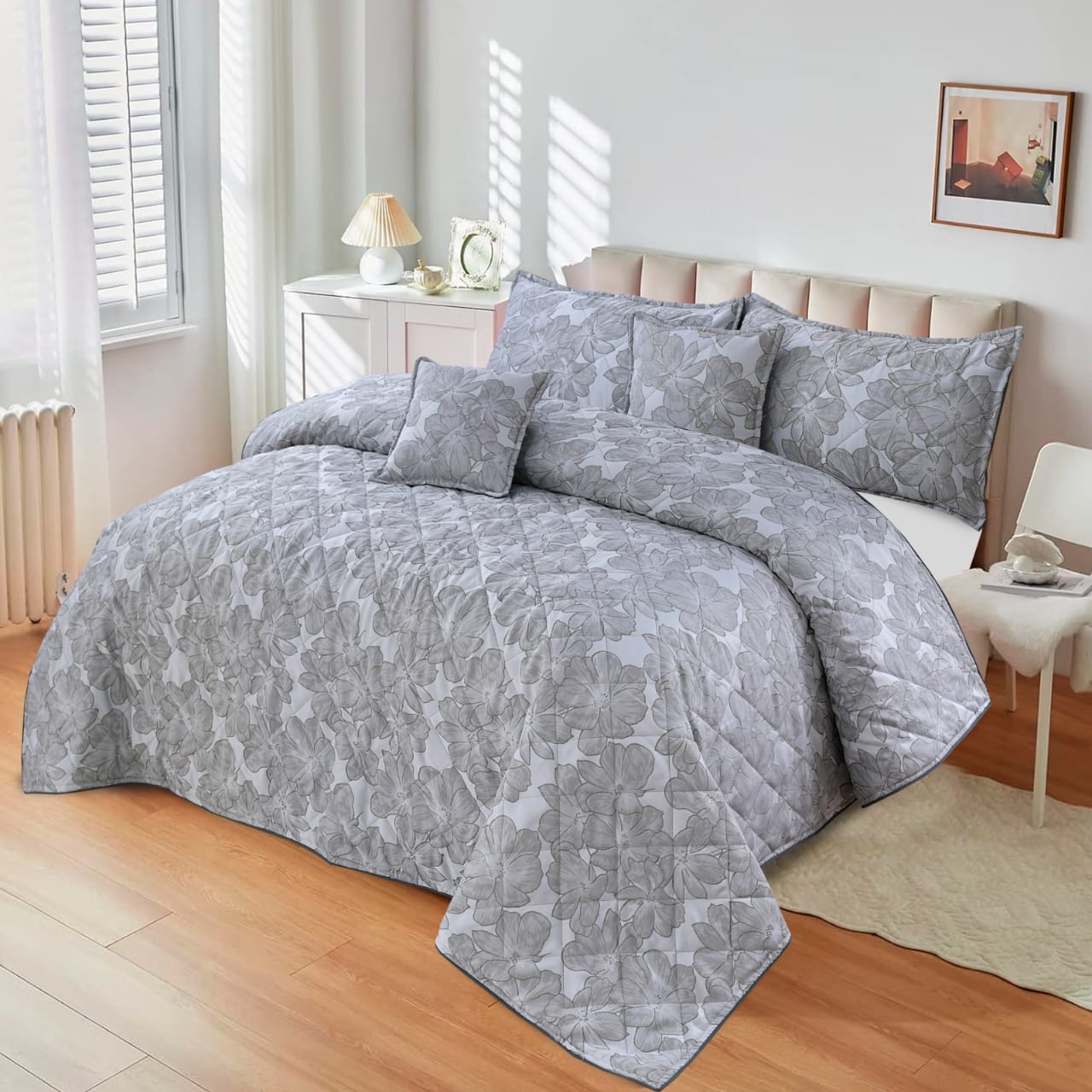 GERBER QUILTED BEDSPREAD SET - 5 PCS