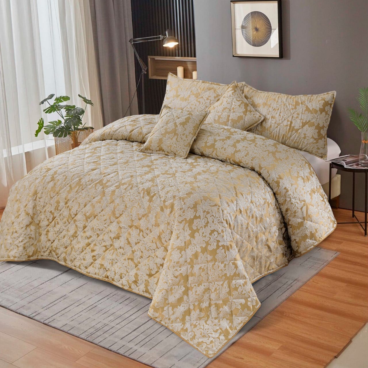 GERBER QUILTED BEDSPREAD SET - 5 PCS