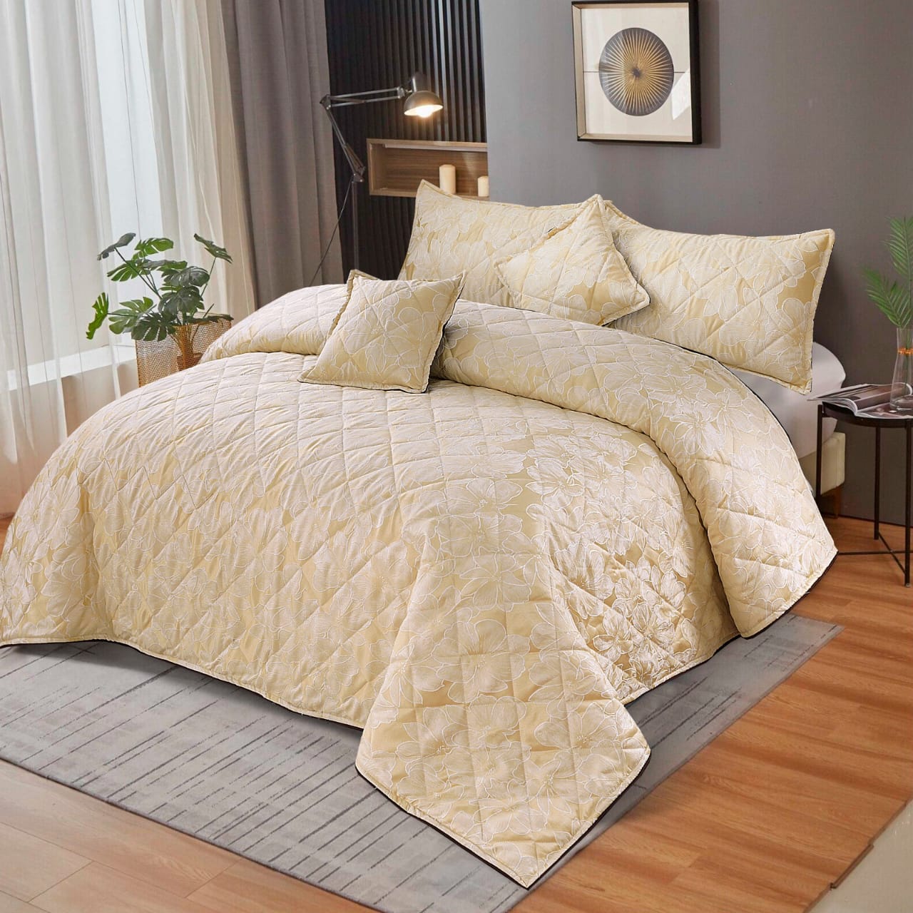 GERBER QUILTED BEDSPREAD SET - 5 PCS